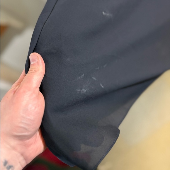 Vintage Alex Evenings Blue Sleeveless V-Neck Maxi Gown - Picture 7 of 9